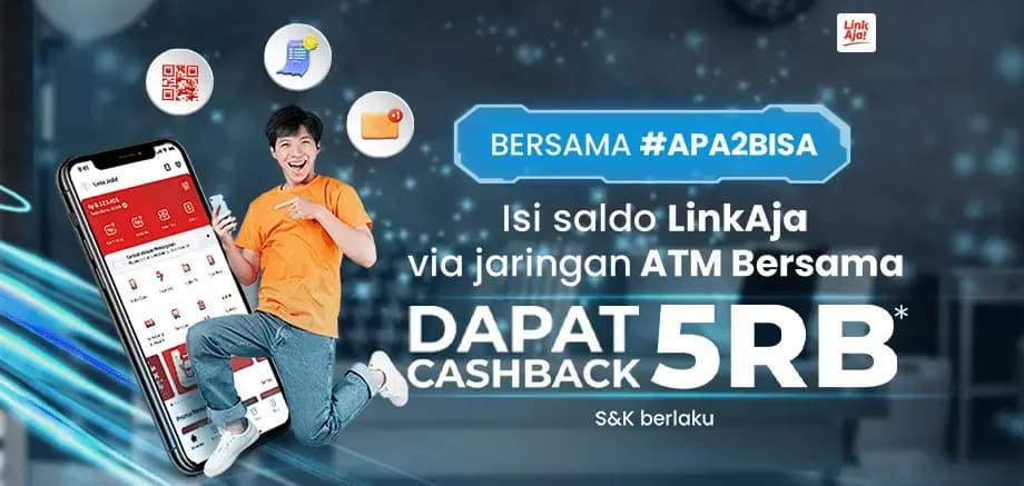 Program Cashback LinkAja Via Jaringan ATM Bersama